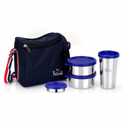 Falcon Steel Dura Lunch Box Trio Set Of 3 - Blue-image-29
