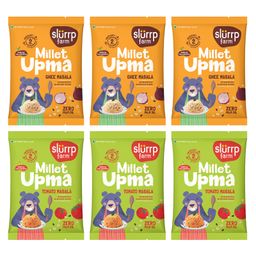 Slurrp Farm Instant Millet Upma Combo Ghee Masala And Tomato Masala Pack of 6 - 50 g each-picture-24