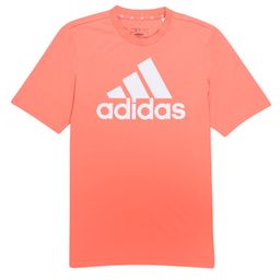 Adidas Kids Knitted Half Sleeves T-Shirt Logo Print - Red-image-33