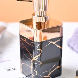 Voncasa Marble Soap Dispenser - Black - 330 ml-picture-14