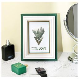 The Procure Store Elegant Design Matte finish Wooden Small Photo Frame- Green-image-32