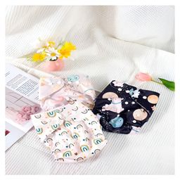 Ortis Free SizeQuick Dry UltraThin Pads Leakage Proof Reusable Cloth Diaper Multicolor Outer Shell only | (No inserts included) (Pack of 10) image 2