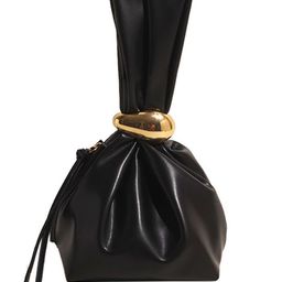 StyleCast x Revolte Women Solid Bucket Handheld Bag-14
