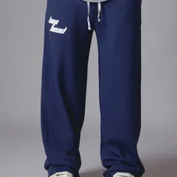 HOP HEAD Men Brand Logo Cotton Mid-Rise Track Pants-image-86