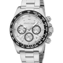 Roberto Cavalli Men Dial & Stainless Steel Bracelet Style Straps Analogue Automatic Watch RC5G135M0065-48