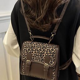 LULU & SKY Animal Colourblocked PU Structured Handheld Bag image 4