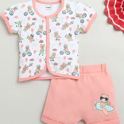 BUMZEE Girls Printed Shirt with Shorts-image-81