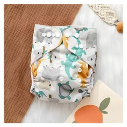 Ortis Free SizeQuick Dry UltraThin Pads Leakage Proof Reusable Cloth Diaper Multicolor Outer Shell only | (No inserts included) (Pack of 10) image 4