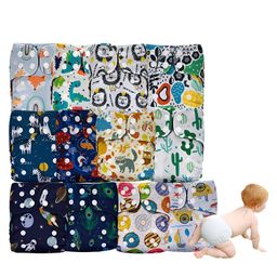 Ortis Free SizeQuick Dry UltraThin Pads Leakage Proof Reusable Cloth Diaper Multicolor Outer Shell only | (No inserts included) (Pack of 10) image 5