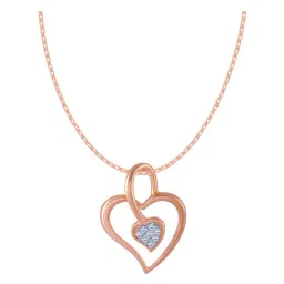 P.C. Chandra Jewellers 18 kt Gold & Diamond Pendant without Chain-20