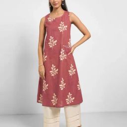 Rangmanch by Pantaloons Brown Printed Kurtas-picture-20