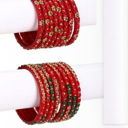 1ST TIME Red Alloy Bangle-image-5