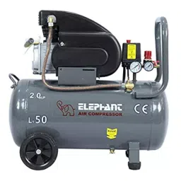 Elephant 2 HP 50 L Air Compressor with PU Pipe and Air Inflators (Set of 5 Pcs) AC50C-NM image 2