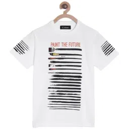 Ladore Kids White Printed T-Shirt-picture-32