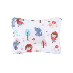 Elementary Little Red Riding Hood White Memory Foam Kids Head Shaping Pillow - Set of 1-image-1