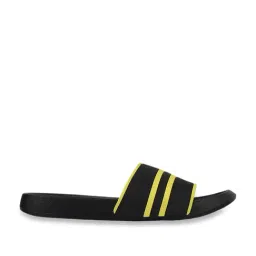 CL Sport by Carlton London Men's Black & Yellow Slides-image-52