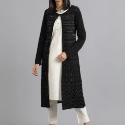 W Black Flared Cardigan-picture-15