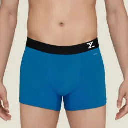 XYXX Azure Blue Regular Fit Trunks-picture-16