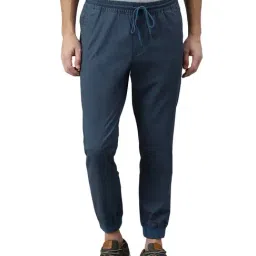 Woodland Blue Regular Fit Joggers-picture-13