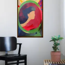 The Art House Abstract Multicolor Canvas Painting-picture-42