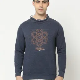 Crimsoune Club Navy Regular Fit Printed Sweatshirt-picture-15