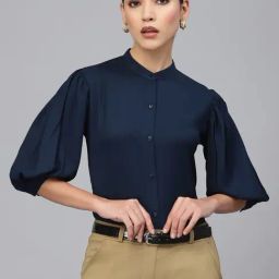 Style Quotient Navy Formal Shirt-19