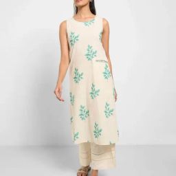 Rangmanch by Pantaloons Whisper White Printed Kurtas-picture-11