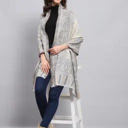 Monte Carlo Grey Printed Stole image 3
