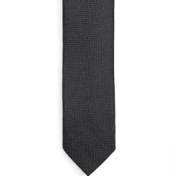 Arrow Black Geometric Tie-picture-30