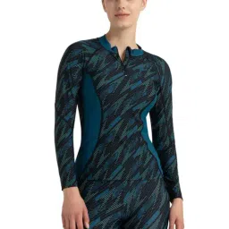 Speedo Black Regular Fit Printed Sports T-Shirt-image-7