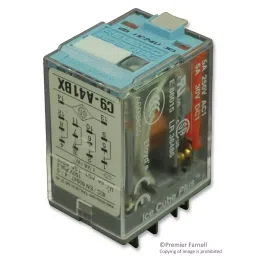 TURCK RELAY, 4PDT, 250VAC, 30VDC, 5A, C9-A41BX/024VADC-30