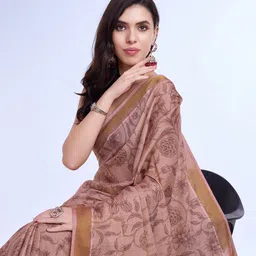 all about you Floral Printed Saree-image-6