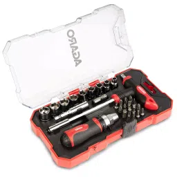Agaro 29Pcs Screwdriver & Bit Set Orange, grey-24
