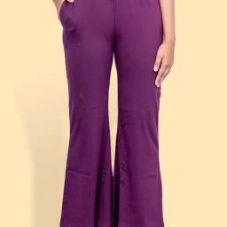 Kryptic Purple Cotton Relaxed Fit Lounge Pants-image-39