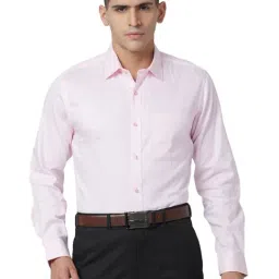 Raymond Red Cotton Classic Fit Shirts-picture-26