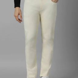 Louis Philippe Jeans Beige Slim Fit Jeans-image-31