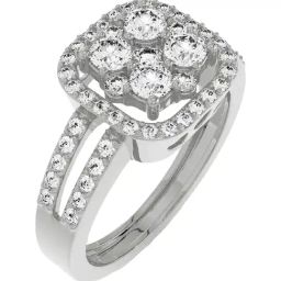 EMORI 14k Yellow Gold Lab Grown Diamond Statement Ring for Women-6