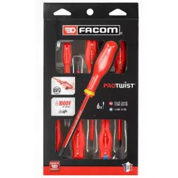 FACOM Prot Screwdriver Set 1000 V, ATDVE.J6PB (Set of 6 Pcs)-11