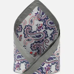 Van Heusen Grey Printed Party Pocket Square-picture-44