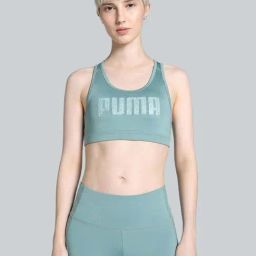 Puma Green Logo Bra-image-107