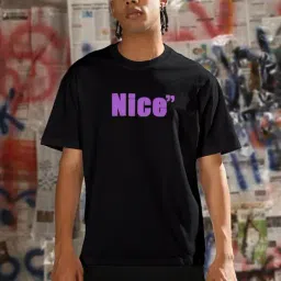 SHOWOFFFF Black Cotton Regular Fit Printed T-Shirt-picture-26