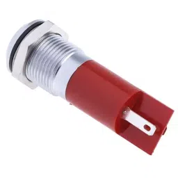 RS PRO Red Panel Mount Indicator, Mounting Hole Size 14 mm, Termination Type Solder Tab, IP Rating IP67, Model No 206889 image 3