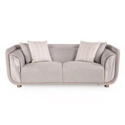 Durian Astoria Grey Fabric 2 Seater Sofas-image-62