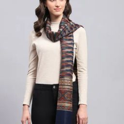 Monte Carlo Multicolor Printed Stole-26