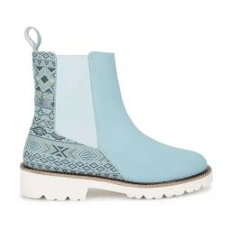 Yoho Women's Sky Blue Chelsea Boots-image-74