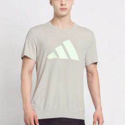 Adidas Grey Regular Fit Printed Sports T-Shirt-picture-35