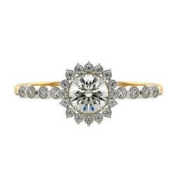 VALANOVA Women 18 Kt Yellow Gold & Certified Lab Grown Diamond Ring 1.92gm 0.66 carat-image-64