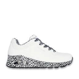 Skechers Women's UNO - MINI DRIP White Sneakers-image-25