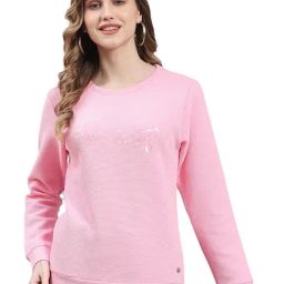 Monte Carlo Pink Graphic Print Sweatshirt-image-79