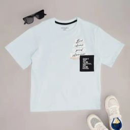 Pantaloons Junior Boys Blue Cotton Printed T-Shirts-picture-10